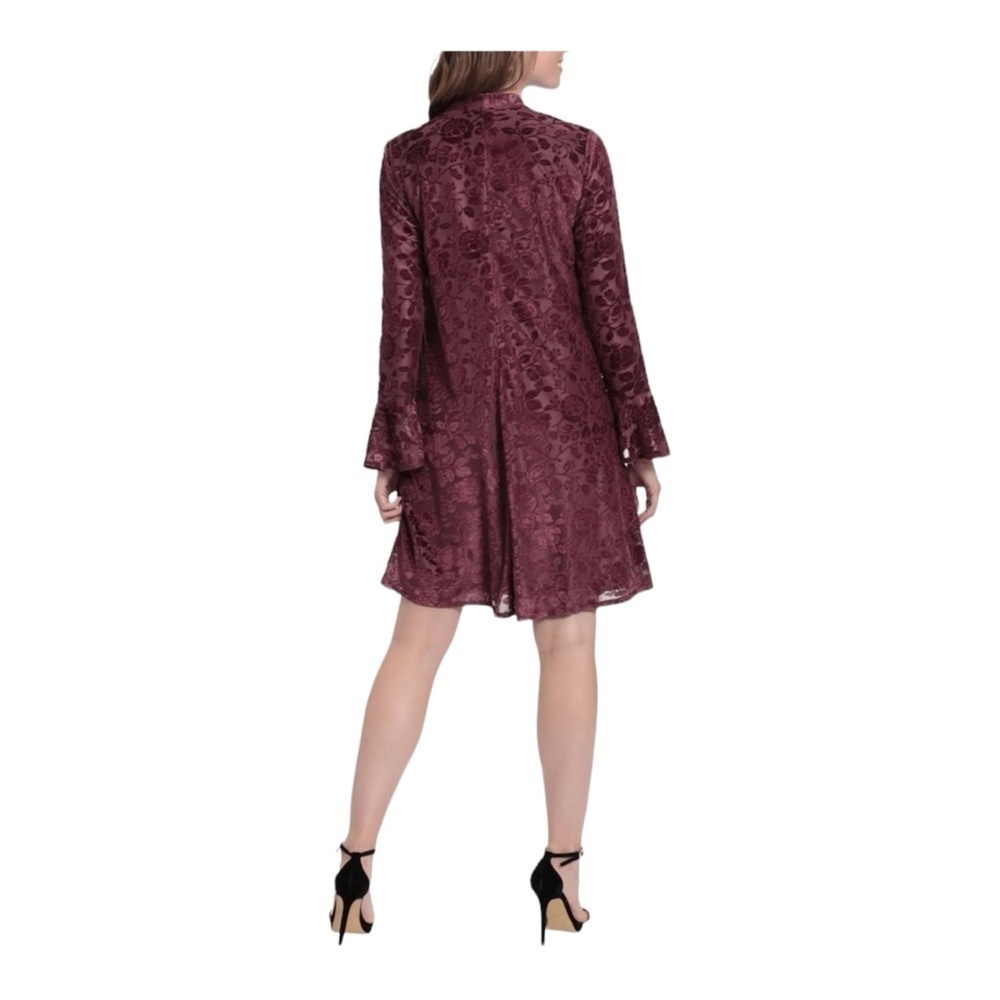 London Times Velvet Burnout Dress NWT - Picture 4 of 7